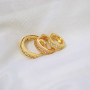 TRIO DE ARGOLA COM ZIRCONIA -TR0002