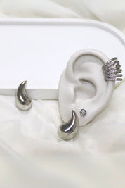 TRIO DE BRINCOS GOTA+PONTO DE LUZ E PIERCING FAKE-BR00018